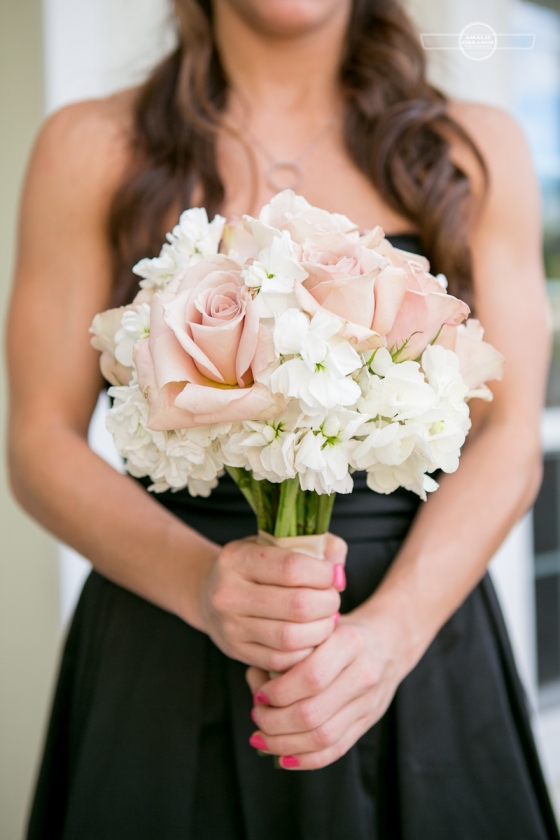 Bridesmaid with Bouquet