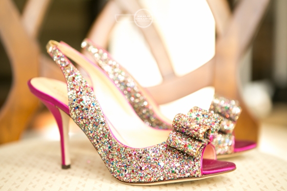 pink glitter wedding shoes